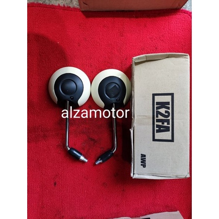 spion set kanan kiri sepasang Honda All New scoopy FI ESP LED Putih original