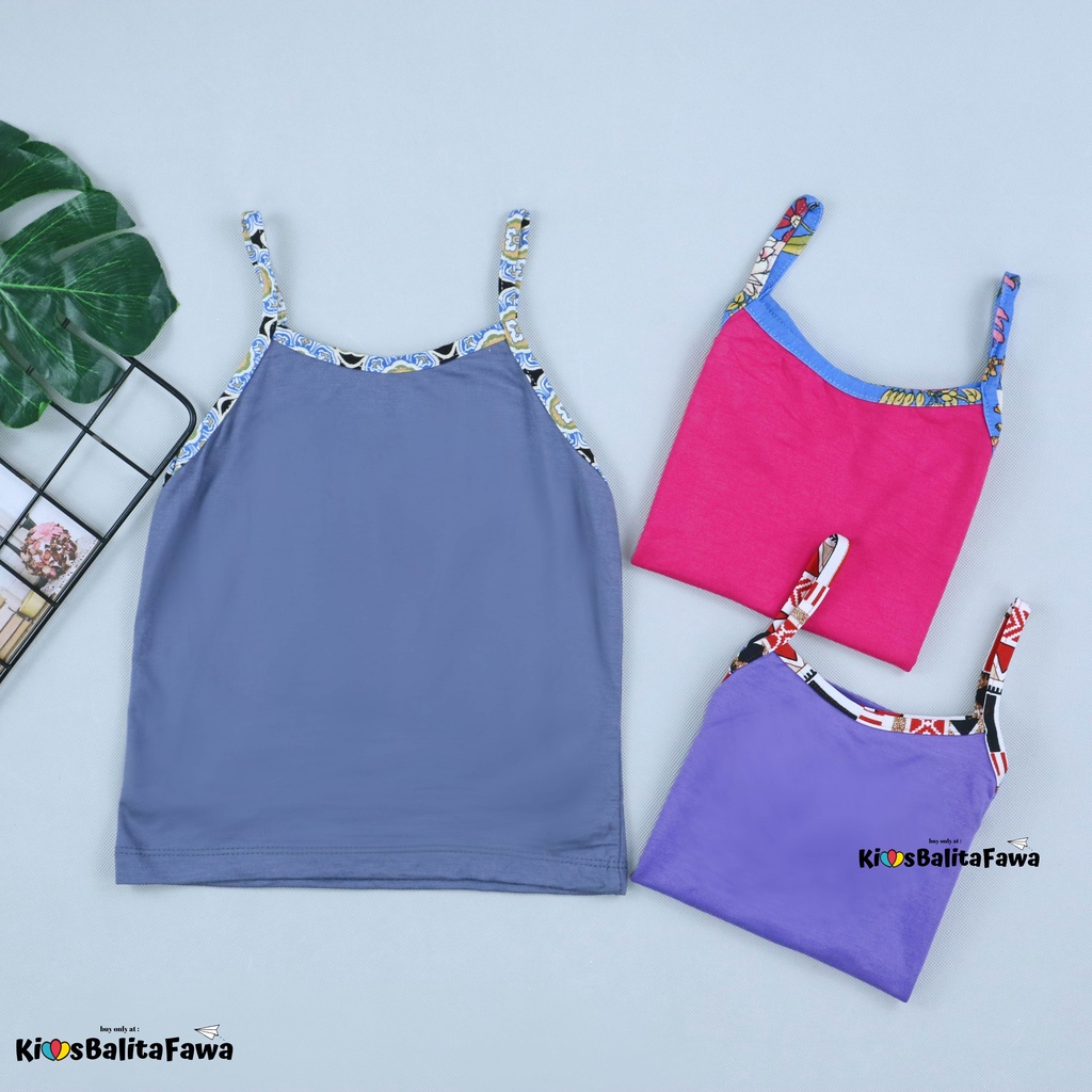 Lova Tanktop uk 1-6 Tahun / Baju Pakaian Anak Perempuan Murah Atasan Kensi Balita Cewek Harian Adem