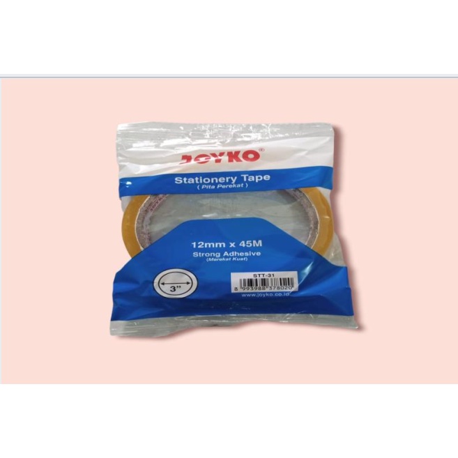 

ISOLASI JOYKO 12MM /SELOTIP JOYKO/ ISOLASI JOYKO 1/2 INCH