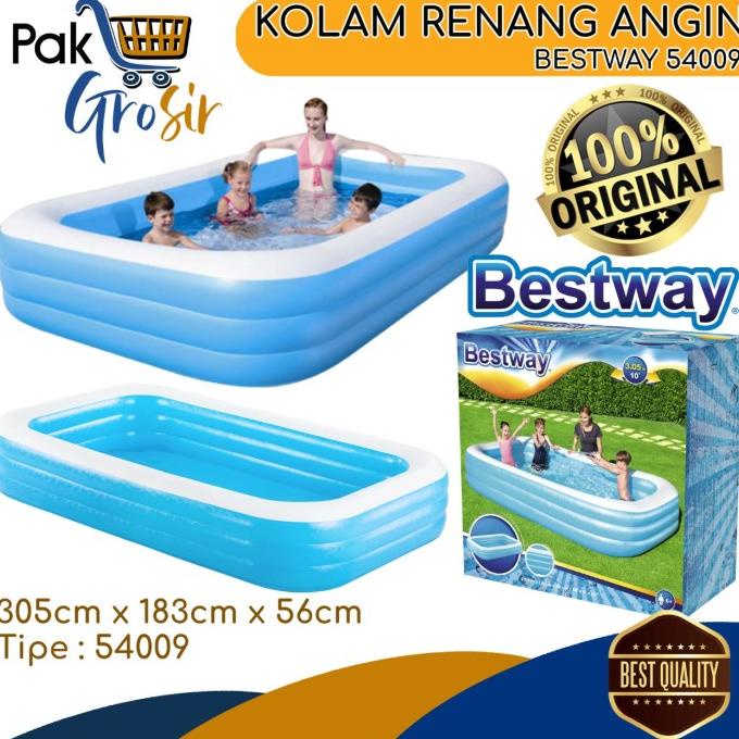 Kolam Renang Anak Bestway 54009 Family Pool Jumbo 305cm Ukuran Besar - Kolam 54009 ---Terbaru---