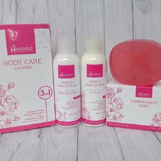 HANASUI Body Care Packaging 3in1