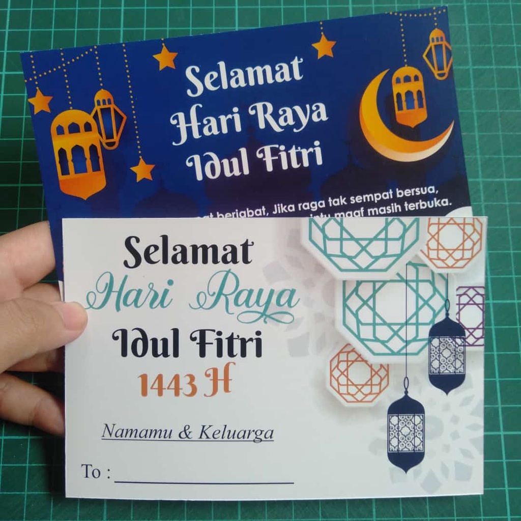 KARTU UCAPAN LEBARAN CUSTOM