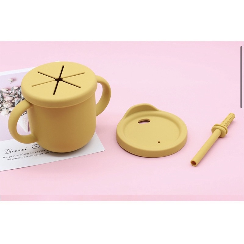 Gelas Silikon Anak / Training Cup Anak / Gelas Silikon Snack Anak