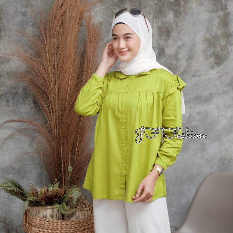 Blouse LD±120cm (XXL) RAYON TWILL PREMIUM //JF5055-Lemon, Rempel Twill