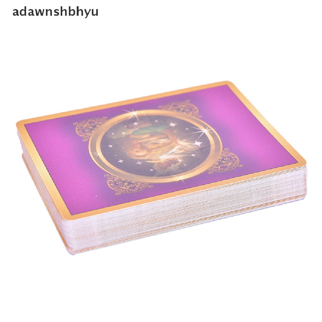 Adawnshbhyu Hologram Romance Angels Oracle Tarot Cards English Board Game Playing Card