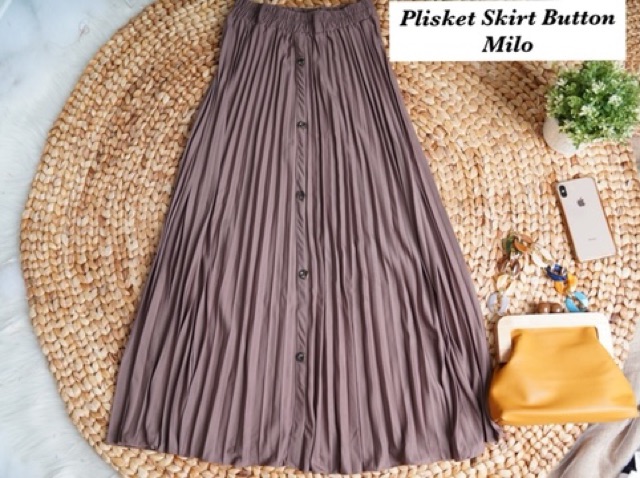 ROK PLISKET KANCING / PLEATED SKIRT