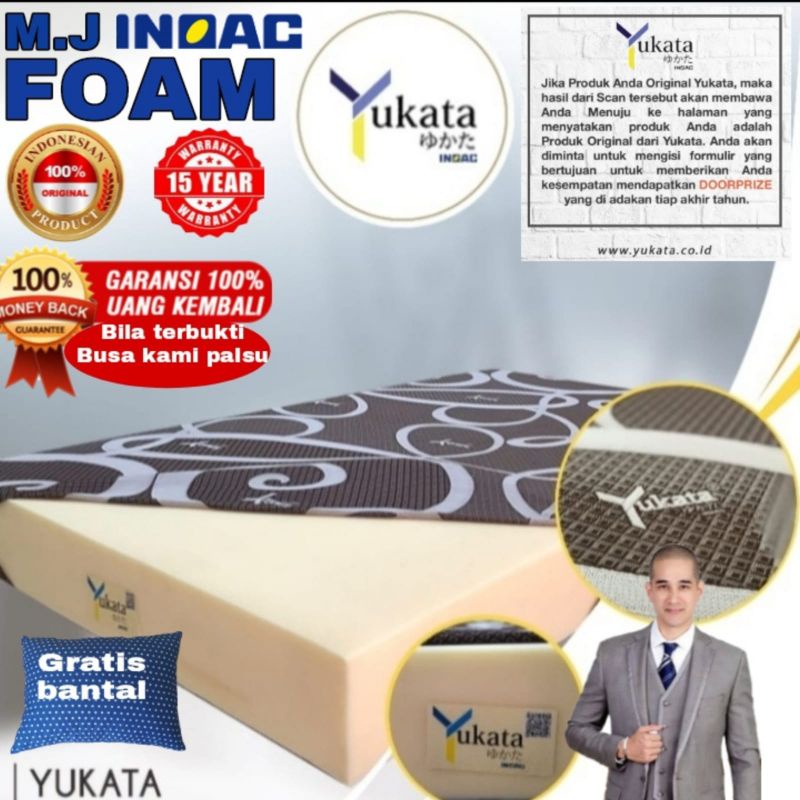 Kasur Busa Matras Sofabed Lipat INOAC YUKATA No 1, Tebal 20cm & 15cm Garansi Resmi 15 tahun