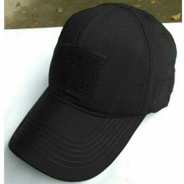 AM TOPI VELCRO HITAM / TOPI TACTICAL