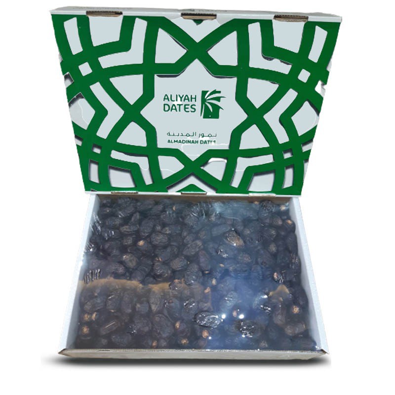 

Kurma Ajwa Aliyah Dates 5kg | Kurma Ajwa Aliyah Unai | Kurma Nabi Asli | Kurma Ajwa Organik