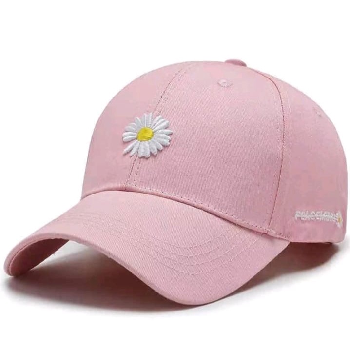 COD_Topi bunga daisy cewek korean/topi terbaru trendy