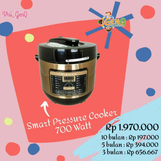 Smart pressure cooker vienta