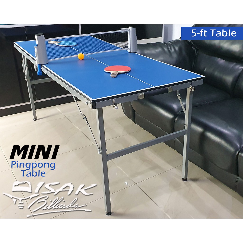 Mini 5 Ft Table Tennis Meja Lipat Pingpong Mainan Anak Hadiah Ping Pong Slazenger Shopee Indonesia