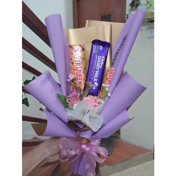 

buket snack / buket silver queen / buket coklat / buket wisuda