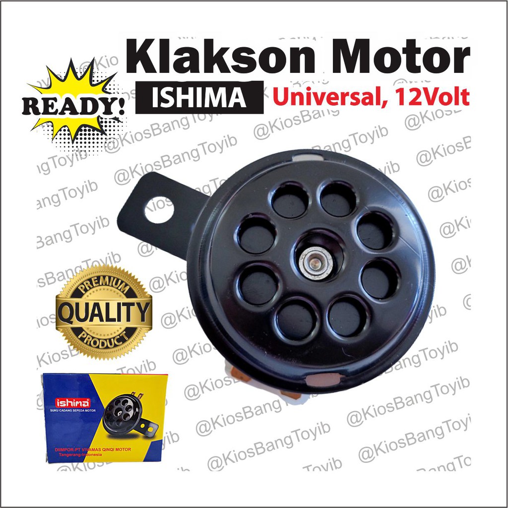 Klakson Semua Motor Universal Hella Single Sound 12V 12Volt ★𝐈𝐒𝐇𝐈𝐌𝐀★