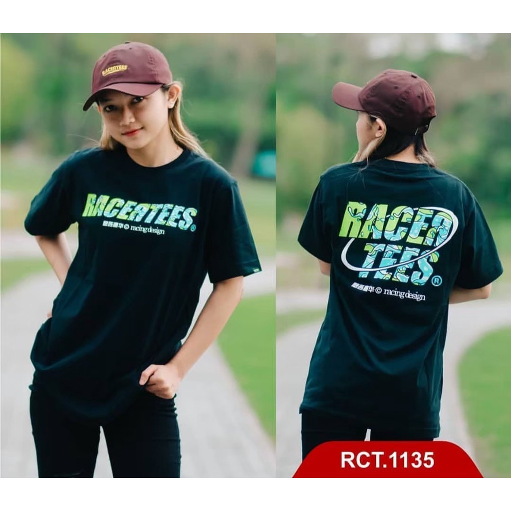 BAJU DISTRO RACER TEES SABLON GLOW IN THE DARK / BAJU KAOS DISTRO PRIA WANITA