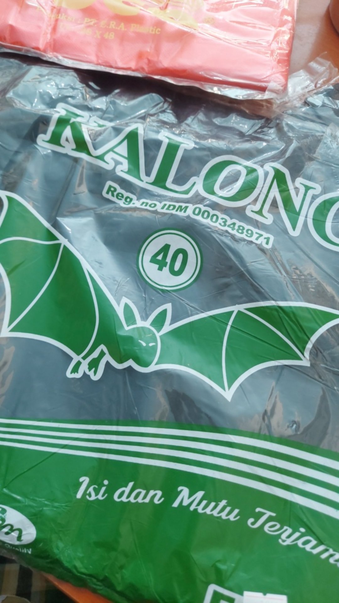 Kantong Plastik Kresek Hitam 40 Kalong