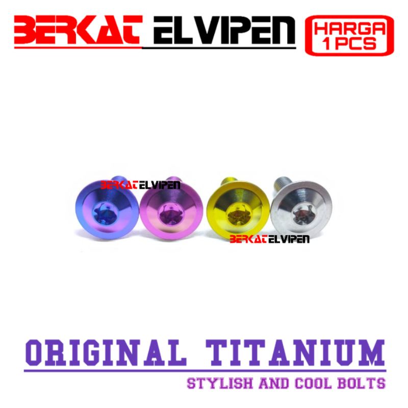 Baut Titanium Piringan Cakram Depan New Vario 125/150 2018 Up Adv 150 Drat 10