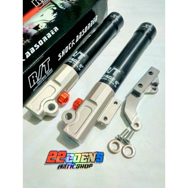 Shock RT stage racing breket kaliper 2p Matic honda BEAT VARIO SCOOPY