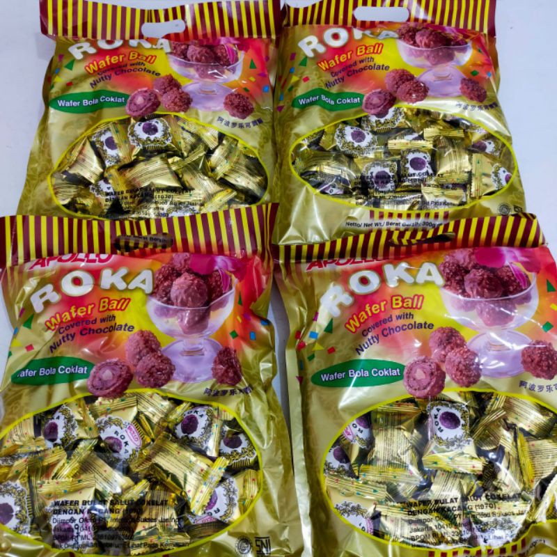 

Roka Apollo Cokelat isi 50 pcs , 70 pcs, Toples isi 70 pcs