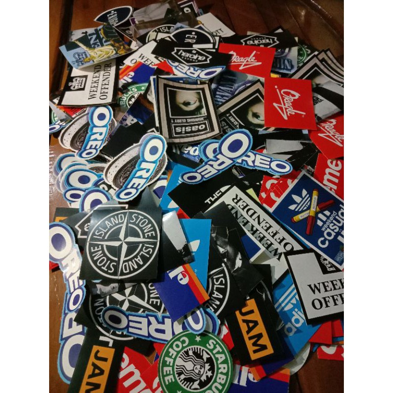 

NEW stiker brand/band/casual 20pcs