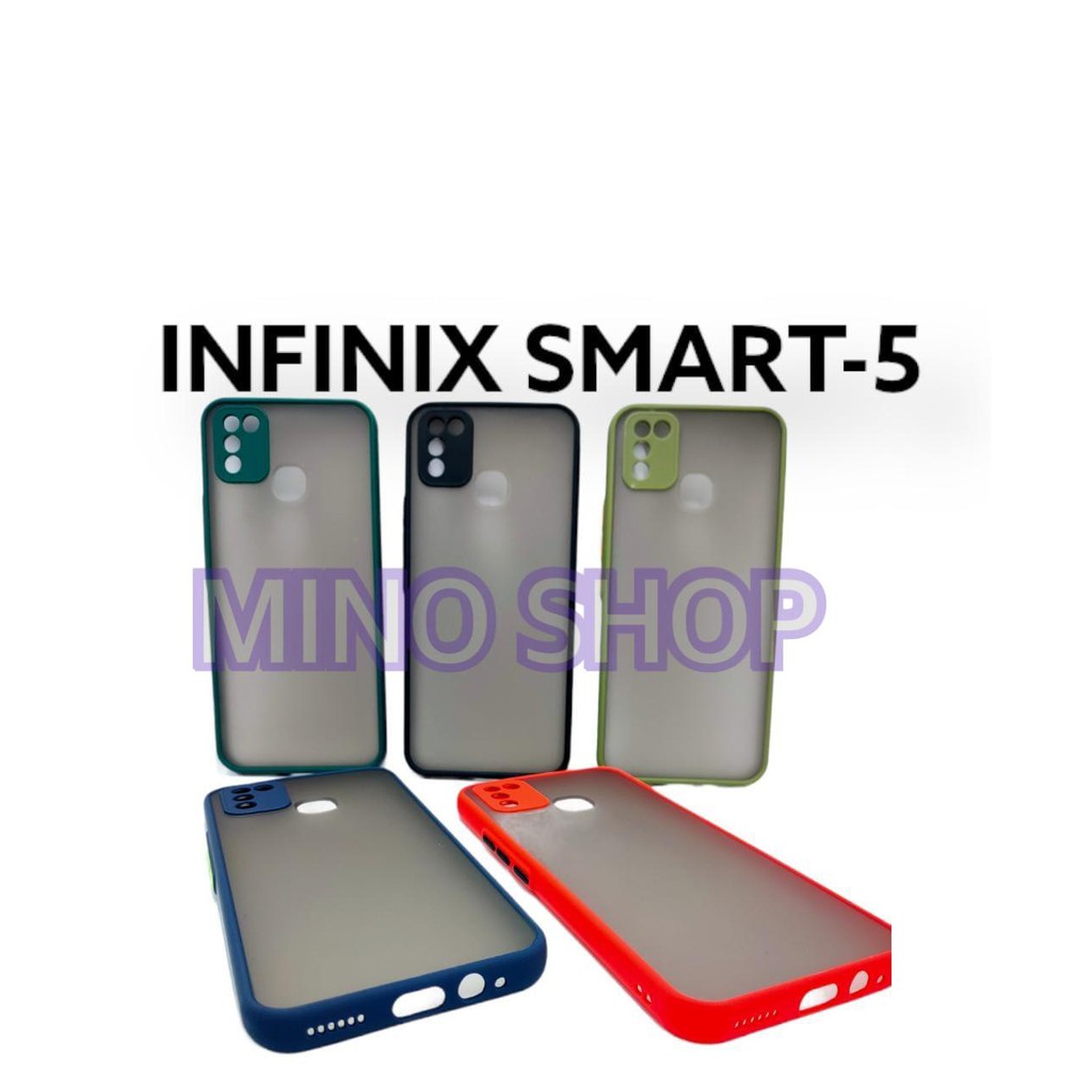 SOFTCASE INFINIX SMART 5 - HARDCASE DOVE MYCHOICE + PELINDUNG KAMERA - AERO CASE