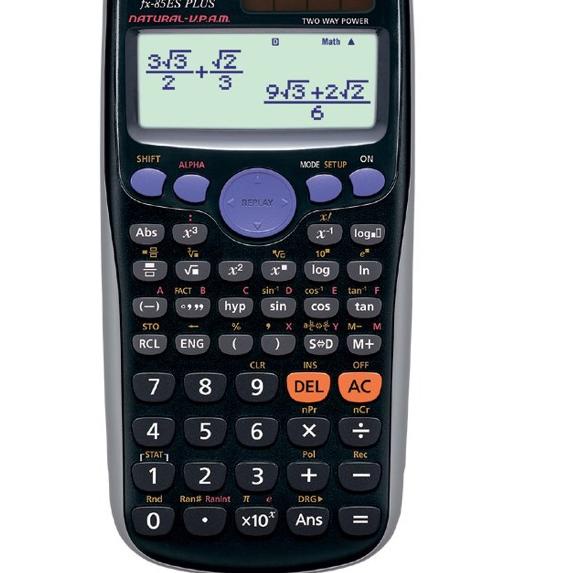

Bagus Casio Scientific FX-85ES PLUS - Calculator ilmiah Kalkulator Kuliah Sekolah !