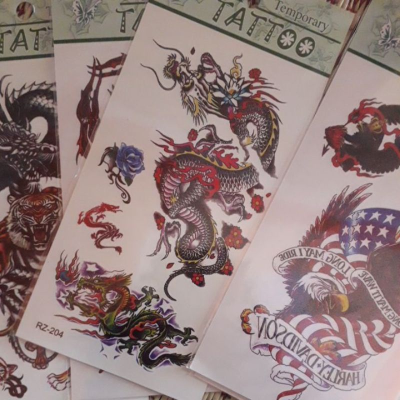 Tatto Temporary /tatto mainan /tatto anak /tatto naga