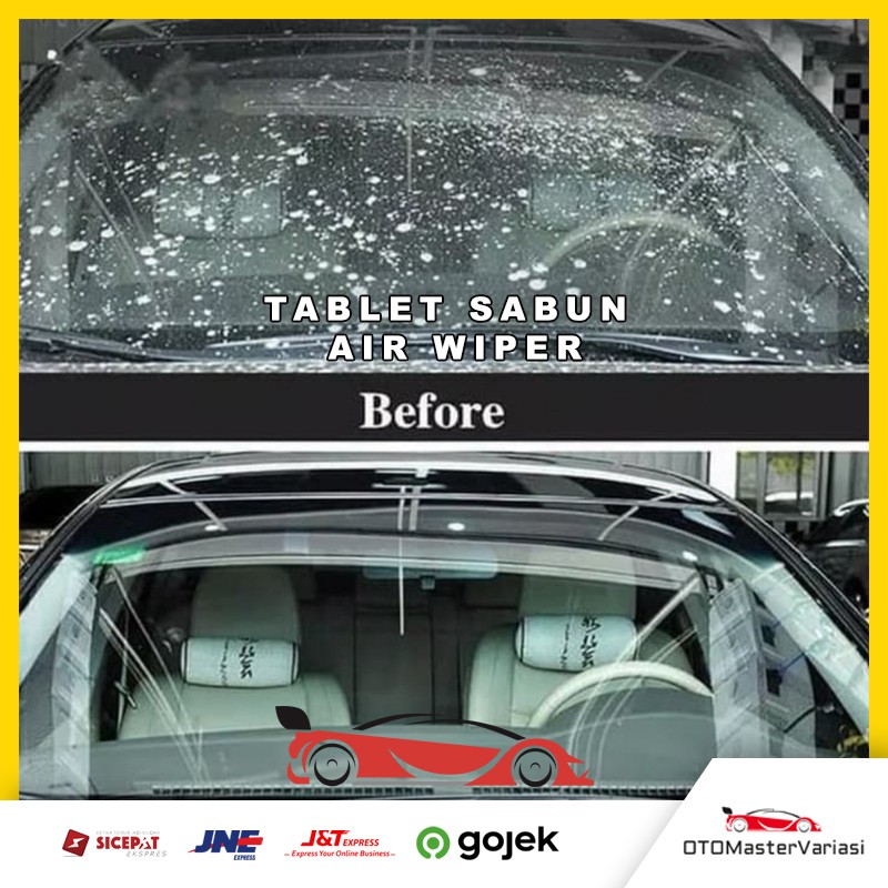 Tablet air wiper / Sabun kaca mobil / Pembersih Wiper kaca Mobil / Air Sabun wiper