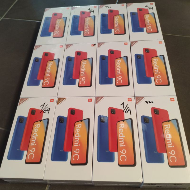 Xiaomi Redmi 9C 4/64 Baru Garansi Resmi Ram 4gb Internal 64gb