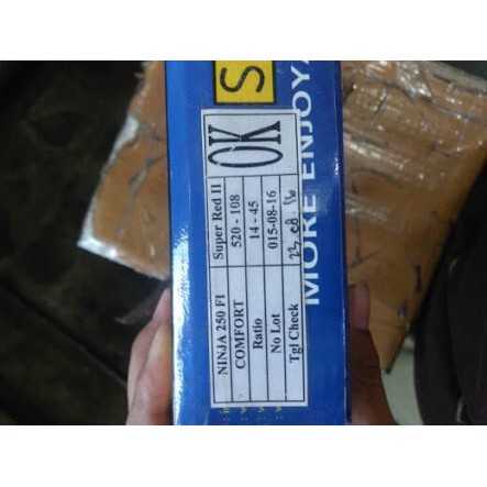 gear set sinnob ninja 250fi/gear sinnob ninja 250fi/sinnob ninja 250fi