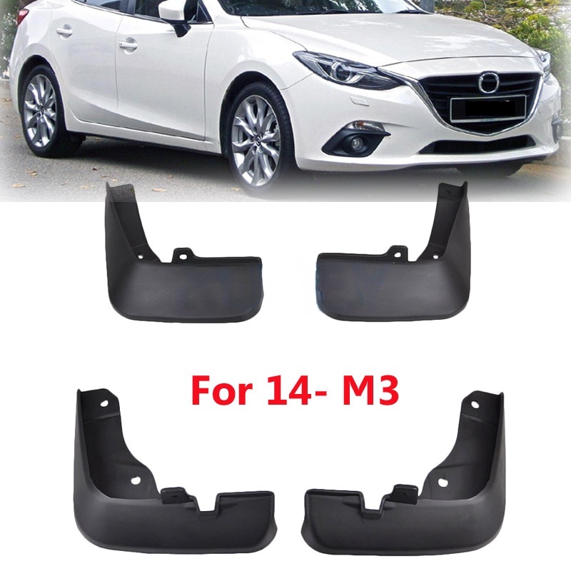 Mud Flap Pelindung Splash Untuk Mazda 3 Axela 4 Pintu Sedan 2014 2015 2016 2017 Fender