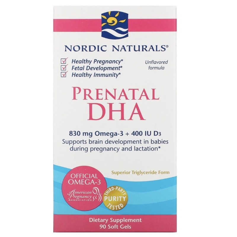 Nordic Naturals Prenatal DHA OMEGA 3 & D3