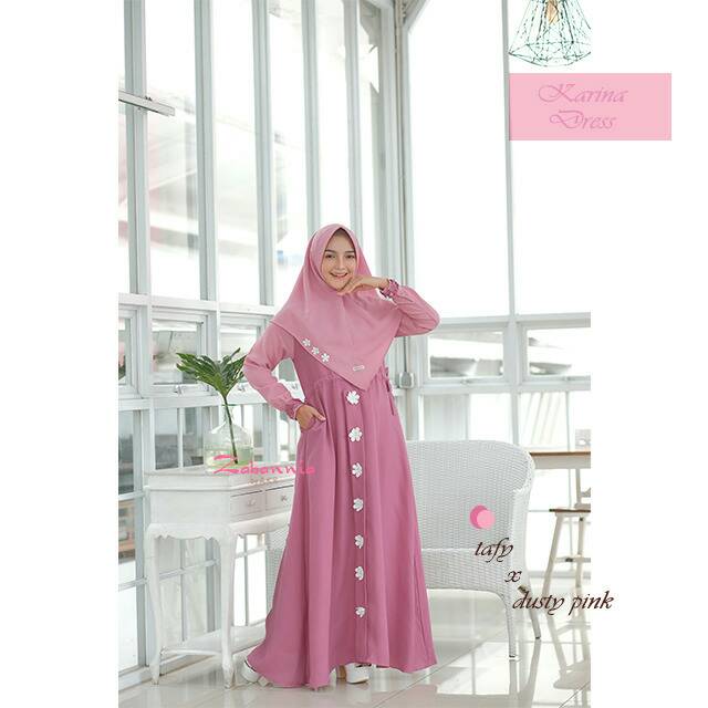 DRESS KARINA BY ZABANIA GAMIS MURAH KWALITAS ORI