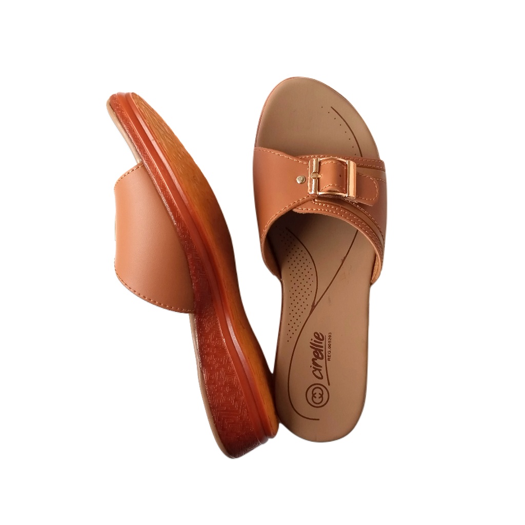 Sandal Wanita Nevada Selop Flat Teplek Santai Kekinian