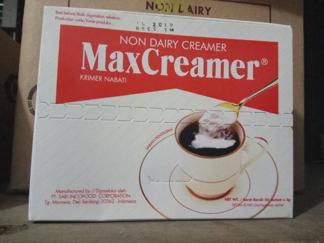 

DA Max creamer sachet