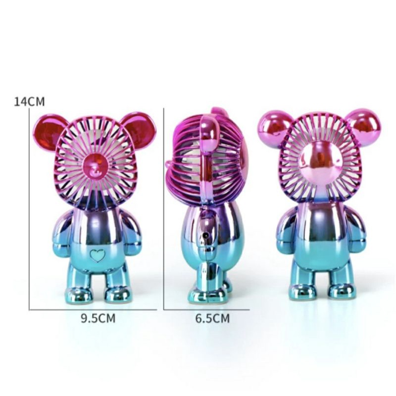 Kipas Angin BearBrick Kadanio Kipas Angin Portable Motif Beruang