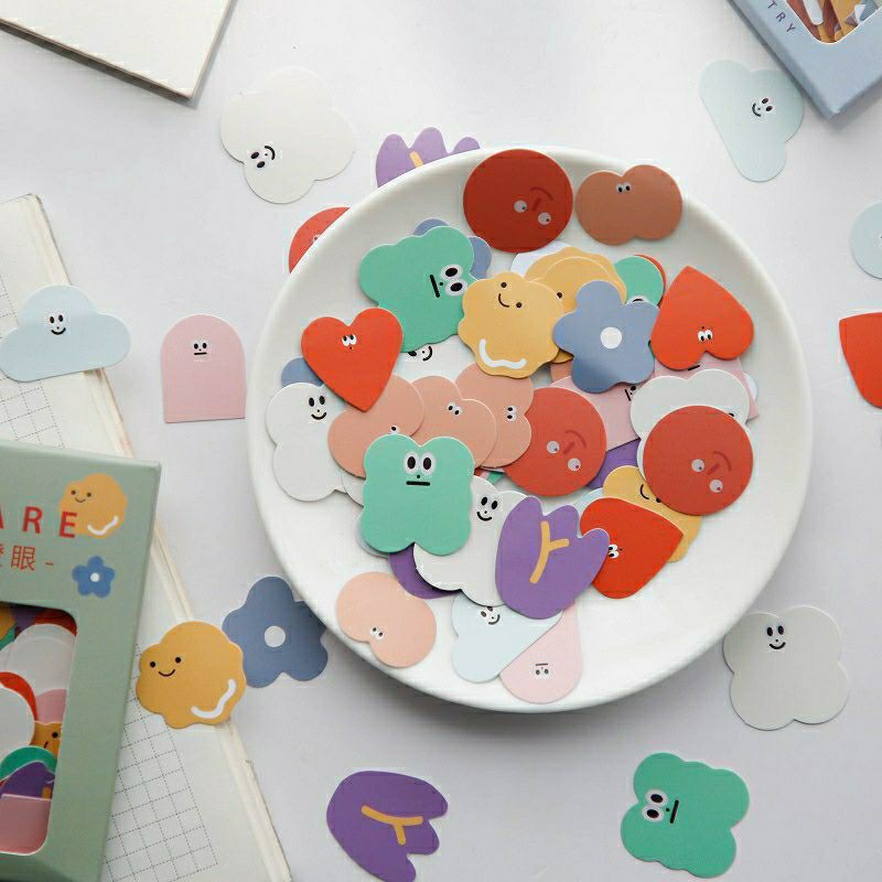 

[LOVATO.CO] 20 Pcs MINI CUTE STICKER Diary Decoration Scrapbook DIY Stiker Hias