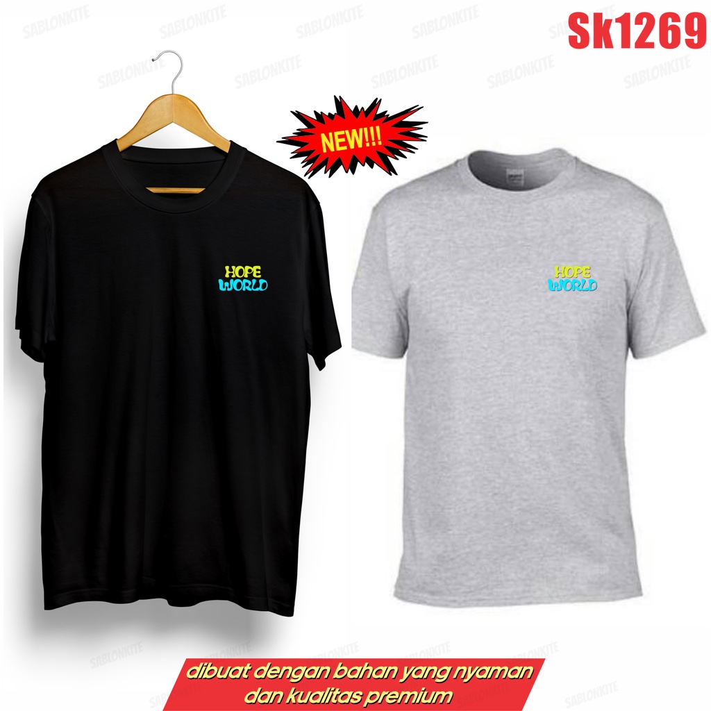 MURAH!!! KAOS KPOP JHOPE HOPE WORLD SK1269 UNISEX ADA KAOS  ANAK