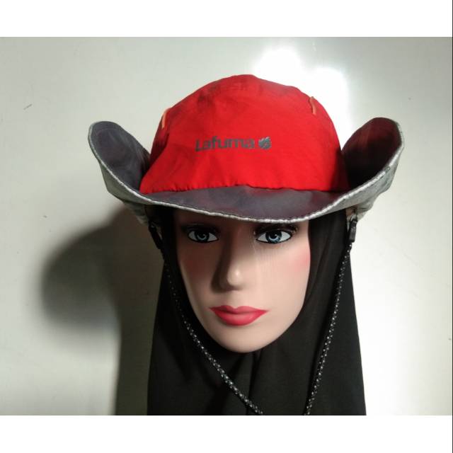 Lafuma topi gunung, topi pendaki second branded, preloved