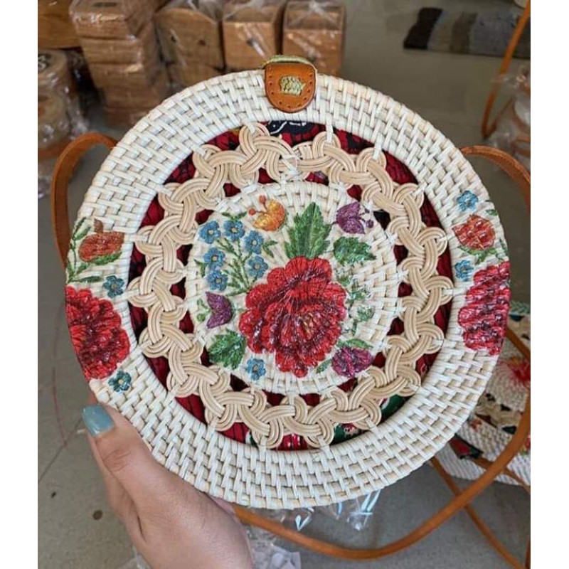 Tas Anyaman Rotan Khas Lombok