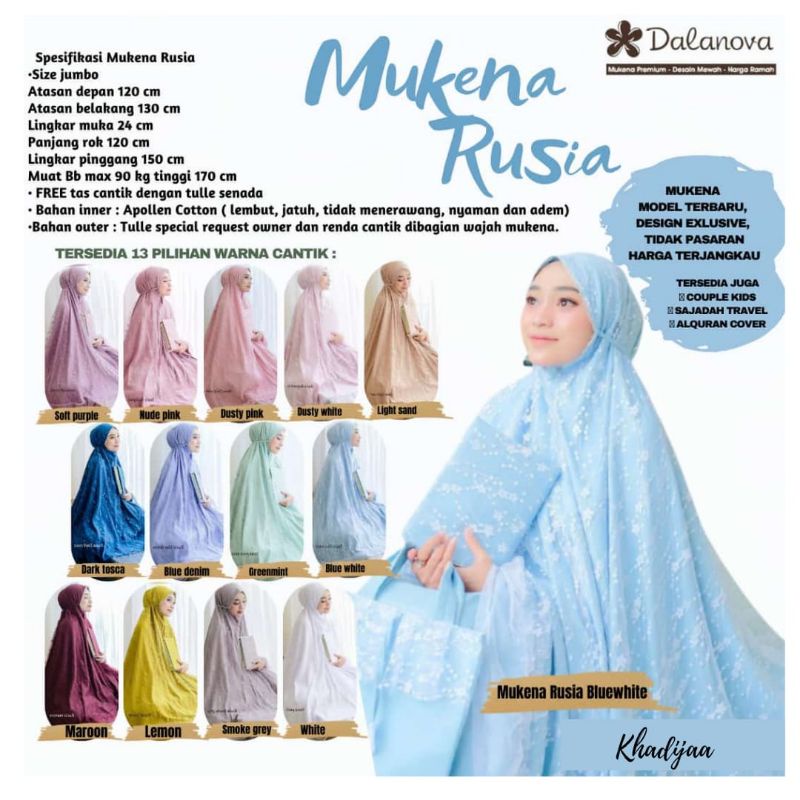 MUKENA RUSIA DALANOVA