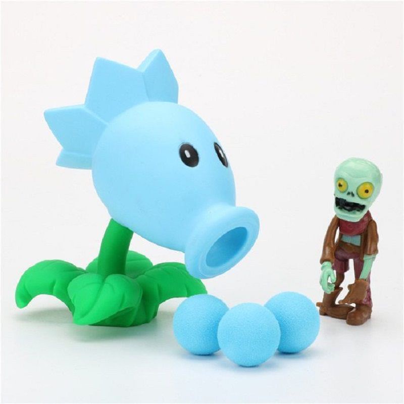 PVZ Plants vs Zombies Peashooter PVC Action Figure Model Toy Gifts Toys For Kids