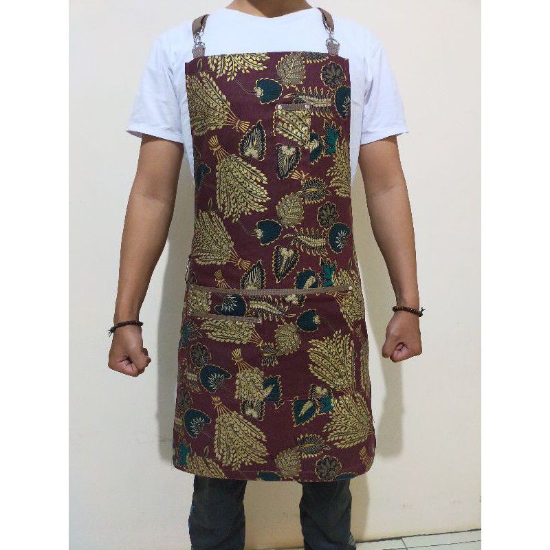 Celemek Apron Dasar Batik