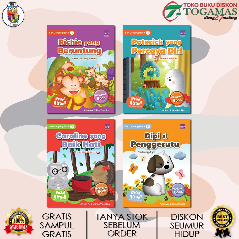 PAKET SERI JENJANG BACA KARYA ARLEEN A / BHUANA ILMU POPULER ( KELOMPOK GRAMEDIA )