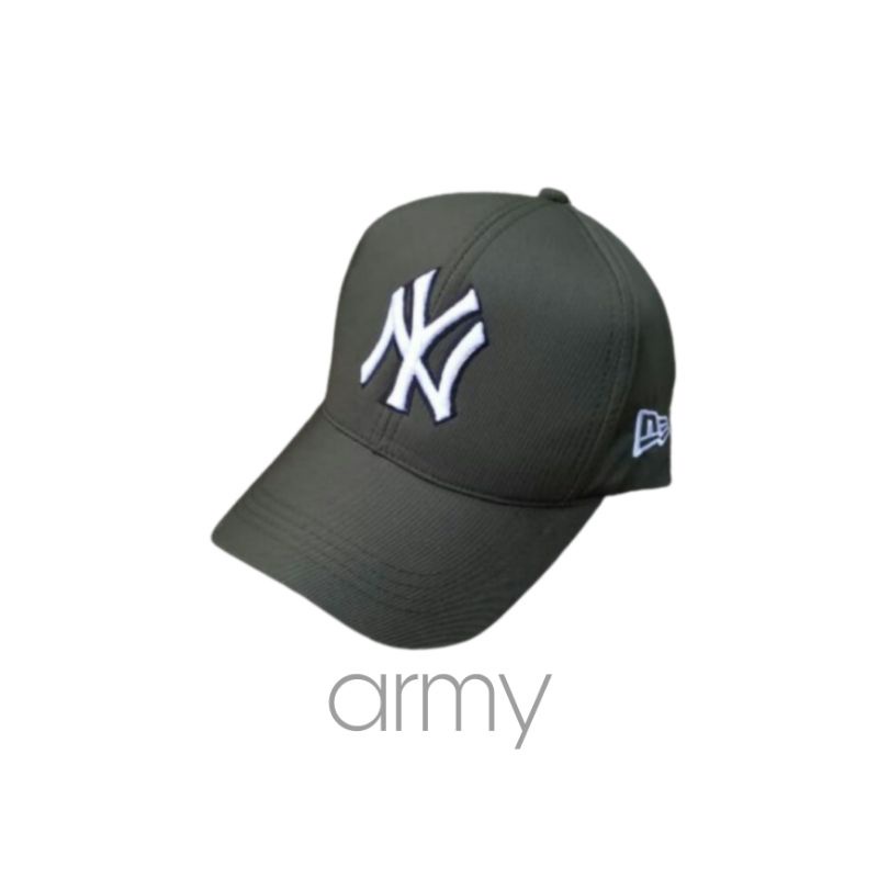 Topi Baseball ny new york Pria wanita Dewasa Bisa COD  Kekinian Keren Merah Putih Hitam Army Cream Murah