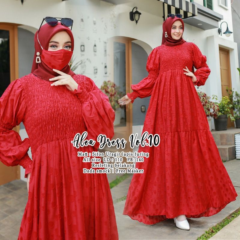 gamis pesta alea/ gamis pesta termurah/gamis pesta/baju kondangan