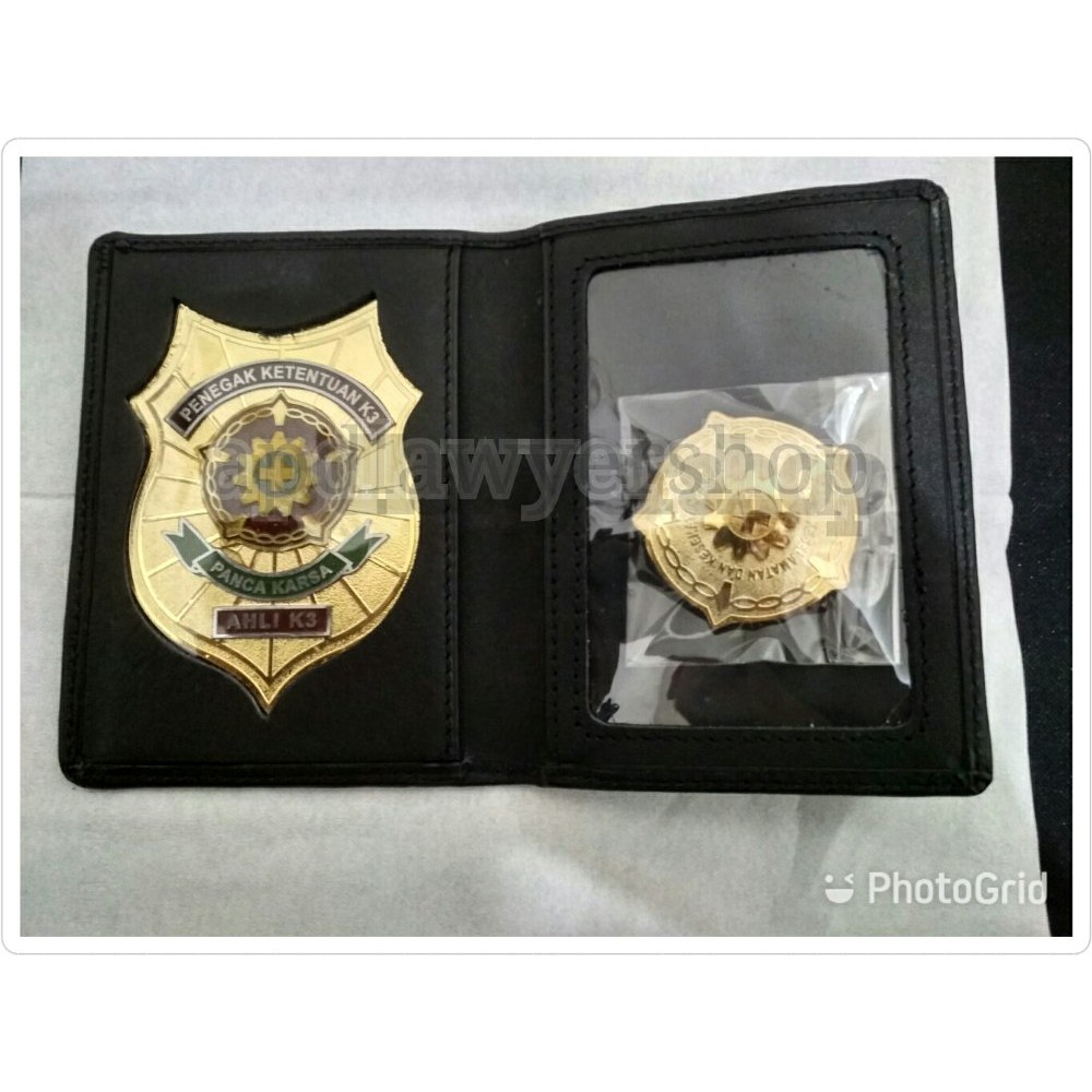 

NEW Dompet name tag id card holder Kalung Lencana K3 sepuh emas Kwalitas Bagus NEW