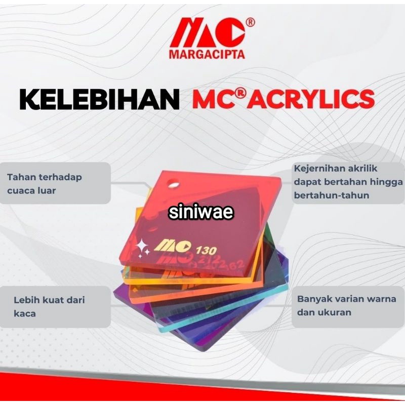 Akrilik A3 5mm Lembaran Bening Transparan Acrylic 5 mm Potong Pakai Laser Ponorogo