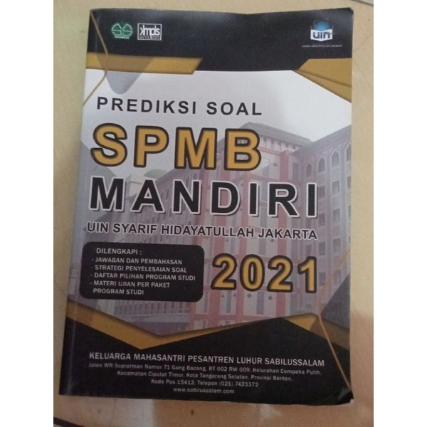 Buku SPMB Mandiri UIN 2021