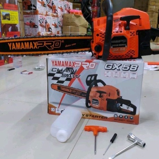 Yamamax Mesin Gergaji Kayu Pohon Chainsaw Senso 22 Inch